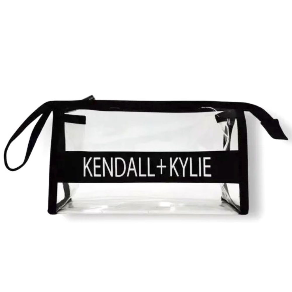 Kendall & Kylie Transparent Cosmetic Case Wristlet